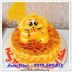 Mẫu Bánh Sinh Nhật Đẹp - A448